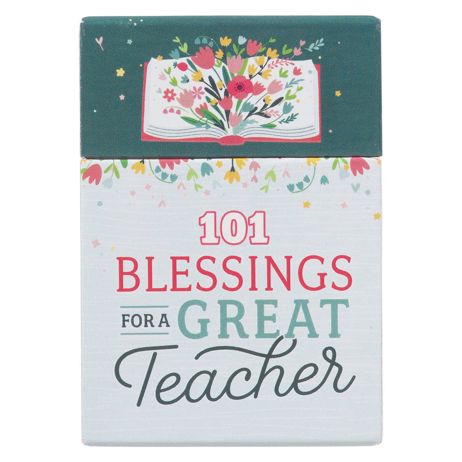 101 Blessings for a Great Teacher Box of Blessings - Premium Books and Devotionals from Christian Art Gifts - Just $4.99! Shop now at Pat's Monograms